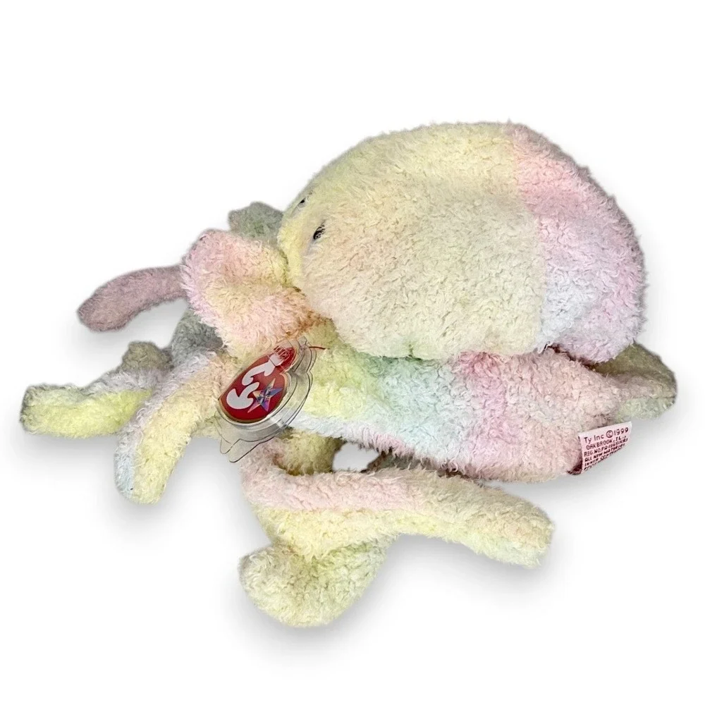Goochy the Jellyfish | Pastel Ocean Drifter | Mint Heart Tag TY Beanie Buddy